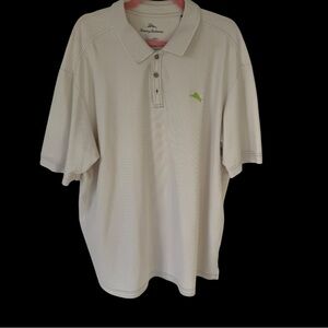 Tommy Bahama Cream Polo Shirt for Men